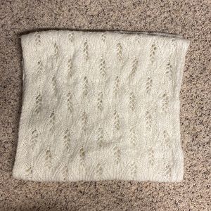 American Eagle Cream Infinity Scarf